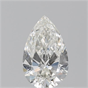 Natural Diamond 0.51 Carats, Pear with  Cut, H Color, VS1 Clarity and Certified by GIA