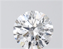 Lab Grown Diamond 1.09 Carats, Round with Ideal Cut, D Color, VVS2 Clarity and Certified by IGI