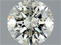Natural Diamond 0.80 Carats, Round with Excellent Cut, K Color, SI1 Clarity and Certified by GIA