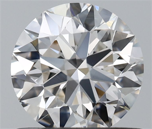Picture of Natural Diamond 0.70 Carats, Round with Excellent Cut, H Color, VVS2 Clarity and Certified by IGI