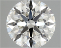 Diamante Natural 0.41 quilates, Redondo , Color H, claridad VS1 y certificado GIA