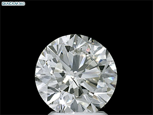 Foto Diamante Natural 3.03 quilates, Redondo , Color J, claridad SI1 y certificado GIA de