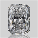 Natural Diamond 1.52 Carats, Radiant with  Cut, D Color, SI1 Clarity and Certified by GIA
