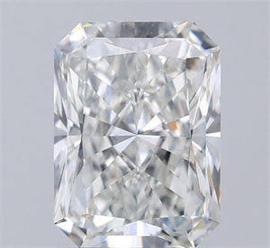 Picture of Natural Diamond 0.70 Carats, Radiant with  Cut, I Color, VS2 Clarity and Certified by GIA