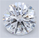 Lab Grown Diamond 1.22 Carats, Round with Ideal Cut, G Color, VVS1 Clarity and Certified by IGI