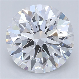 Picture of Lab Grown Diamond 1.22 Carats, Round with Ideal Cut, G Color, VVS1 Clarity and Certified by IGI