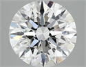 Lab Grown Diamond 3.01 Carats, Round with Excellent Cut, E Color, VS1 Clarity and Certified by IGI