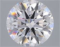 Lab Grown Diamond 3.04 Carats, Round with Ideal Cut, E Color, VVS2 Clarity and Certified by IGI