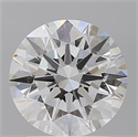 Del inventario de diamantes de laboratorio, 2.10 quilates, Redondo , Color E, claridad VS1 y certificado IGI