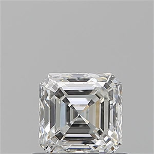Picture of Natural Diamond 0.71 Carats, Asscher with  Cut, F Color, VVS2 Clarity and Certified by GIA