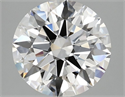 Lab Grown Diamond 2.59 Carats, Round with Ideal Cut, E Color, VVS2 Clarity and Certified by IGI