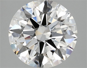 Picture of Lab Grown Diamond 2.59 Carats, Round with Ideal Cut, E Color, VVS2 Clarity and Certified by IGI