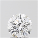 Lab Grown Diamond 1.09 Carats, Round with Ideal Cut, D Color, VVS2 Clarity and Certified by IGI