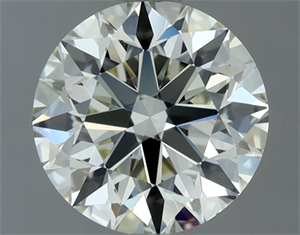 Picture of Natural Diamond 1.00 Carats, Round with Excellent Cut, K Color, VVS2 Clarity and Certified by IGI