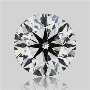 Picture of Natural Diamond 0.50 Carats, Round with Very Good Cut, D Color, VVS2 Clarity and Certified by IGI