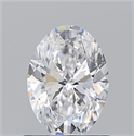 Natural Diamond 1.01 Carats, Oval with  Cut, D Color, VS2 Clarity and Certified by GIA