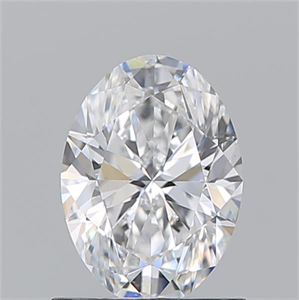 Picture of Natural Diamond 1.01 Carats, Oval with  Cut, D Color, VS2 Clarity and Certified by GIA