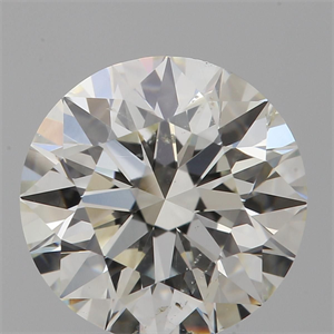 Picture of Natural Diamond 1.06 Carats, Round with Excellent Cut, I Color, SI1 Clarity and Certified by IGI