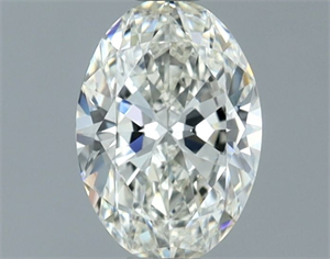 Picture of Natural Diamond 0.71 Carats, Oval with  Cut, J Color, VVS1 Clarity and Certified by GIA