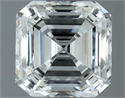 Natural Diamond 1.01 Carats, Asscher with  Cut, G Color, VVS2 Clarity and Certified by IGI