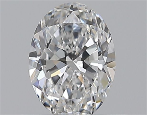 Picture of Natural Diamond 0.42 Carats, Oval with  Cut, D Color, VS1 Clarity and Certified by GIA
