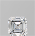 Natural Diamond 1.01 Carats, Asscher with  Cut, E Color, VVS2 Clarity and Certified by GIA