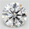 Del inventario de diamantes de laboratorio, 4.36 quilates, Redondo , Color D, claridad FL y certificado GIA