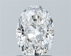 Foto Diamante Natural 0.90 quilates, Ovalado , Color E, claridad SI1 y certificado GIA de