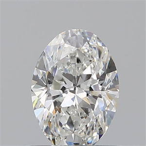 Picture of Natural Diamond 0.52 Carats, Oval with  Cut, F Color, SI1 Clarity and Certified by GIA