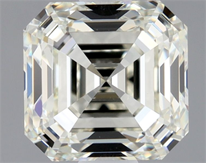 Picture of Natural Diamond 1.00 Carats, Asscher with  Cut, L Color, VVS1 Clarity and Certified by GIA