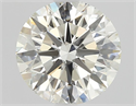 Natural Diamond 1.01 Carats, Round with Excellent Cut, L Color, VS2 Clarity and Certified by GIA