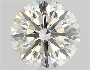 Picture of Natural Diamond 1.01 Carats, Round with Excellent Cut, L Color, VS2 Clarity and Certified by GIA
