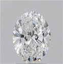 Natural Diamond 2.01 Carats, Oval with  Cut, F Color, VS2 Clarity and Certified by GIA