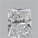 Natural Diamond 0.71 Carats, Radiant with  Cut, E Color, VVS2 Clarity and Certified by GIA