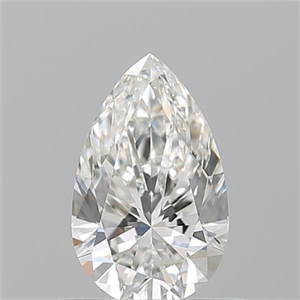 Picture of Natural Diamond 0.70 Carats, Pear with  Cut, H Color, VS2 Clarity and Certified by GIA