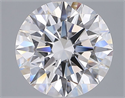 Lab Grown Diamond 3.05 Carats, Round with Ideal Cut, D Color, VVS1 Clarity and Certified by IGI