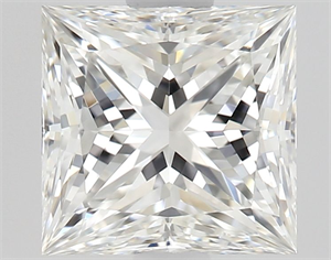 Picture of Natural Diamond 1.06 Carats, Princess with  Cut, G Color, VVS1 Clarity and Certified by GIA