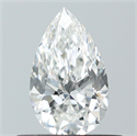 Natural Diamond 0.52 Carats, Pear with  Cut, F Color, VVS2 Clarity and Certified by GIA