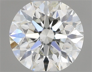 Foto Diamante Natural 0.60 quilates, Redondo , Color J, claridad SI1 y certificado GIA de