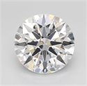 Lab Grown Diamond 3.14 Carats, Round with Ideal Cut, D Color, VVS1 Clarity and Certified by IGI