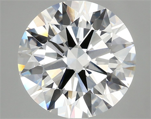 Picture of Lab Grown Diamond 4.73 Carats, Round with Ideal Cut, F Color, VVS2 Clarity and Certified by IGI