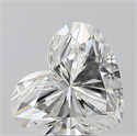 Natural Diamond 2.50 Carats, Heart with  Cut, H Color, VS2 Clarity and Certified by GIA
