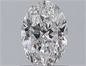 Diamante Natural 0.60 quilates, Ovalado , Color D, claridad VS1 y certificado GIA