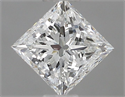 Natural Diamond 0.70 Carats, Princess with  Cut, H Color, VS1 Clarity and Certified by GIA