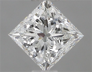 Picture of Natural Diamond 0.70 Carats, Princess with  Cut, H Color, VS1 Clarity and Certified by GIA