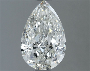 Picture of Natural Diamond 1.01 Carats, Pear with  Cut, G Color, SI2 Clarity and Certified by IGI