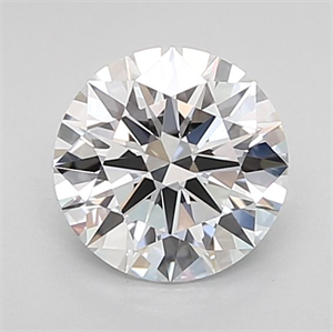 Picture of Lab Grown Diamond 1.09 Carats, Round with Ideal Cut, E Color, VVS1 Clarity and Certified by IGI