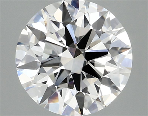 Picture of Lab Grown Diamond 3.01 Carats, Round with Ideal Cut, F Color, VVS2 Clarity and Certified by IGI