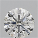 Natural Diamond 0.70 Carats, Round with Excellent Cut, G Color, SI2 Clarity and Certified by GIA