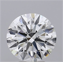 Lab Grown Diamond 4.16 Carats, Round with Excellent Cut, E Color, VVS2 Clarity and Certified by IGI